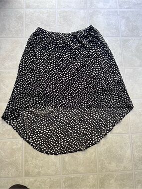 Garage Hi Low Skirt With Hearts Size Small
